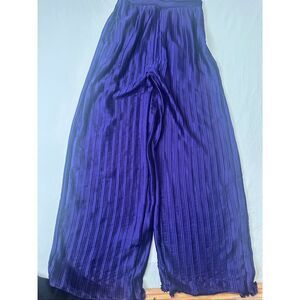 Rococo Sand Cassi Purple Wide Leg Pants, Size M, NWT